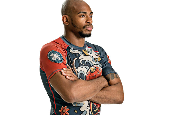 Oni Bushi Short Sleeve Rash Guard for BJJ, MMA, Wrestling & Swimming. –  Ronin Brand